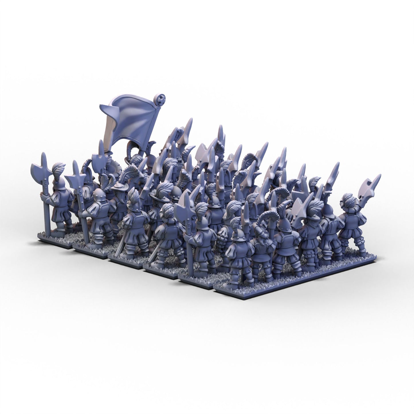 Empire | Halberdiers Unit 1 (Banner 1) | 10mm/15mm