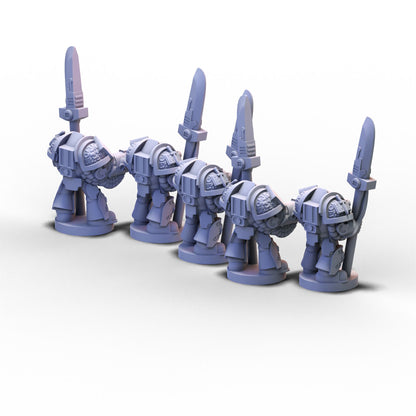 Space Crusaders | Elite Crusaders (Psibolter) Unit | 6mm