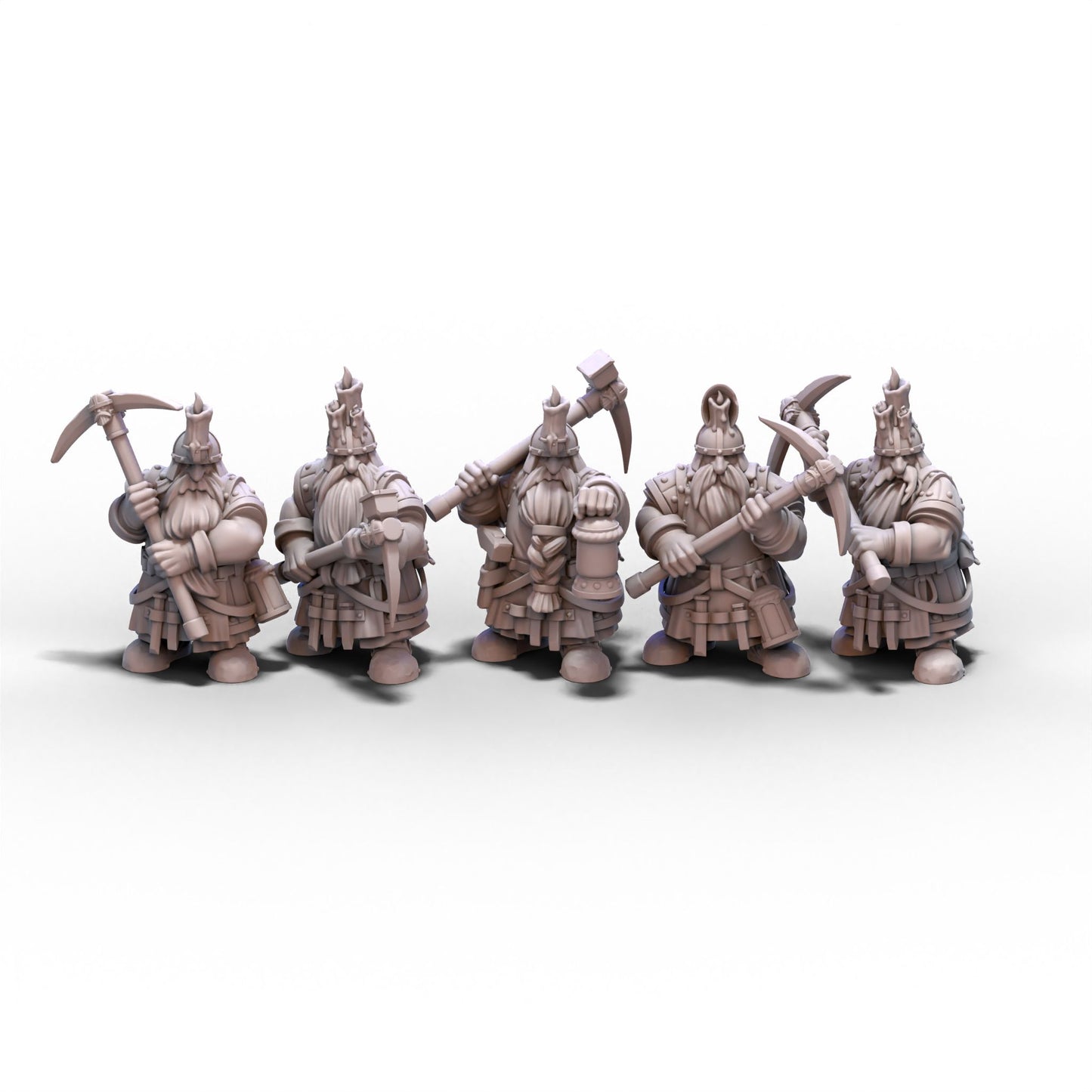 Sons of Ymir | Dwarf Miners | 28mm/32mm