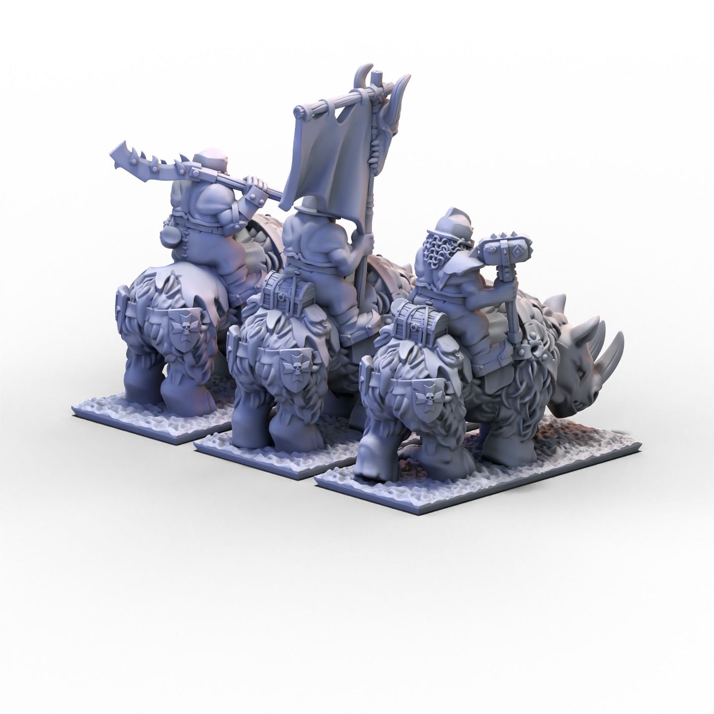 Ogres (GSM) | Rhinox Riders Unit 1 | 10mm/15mm