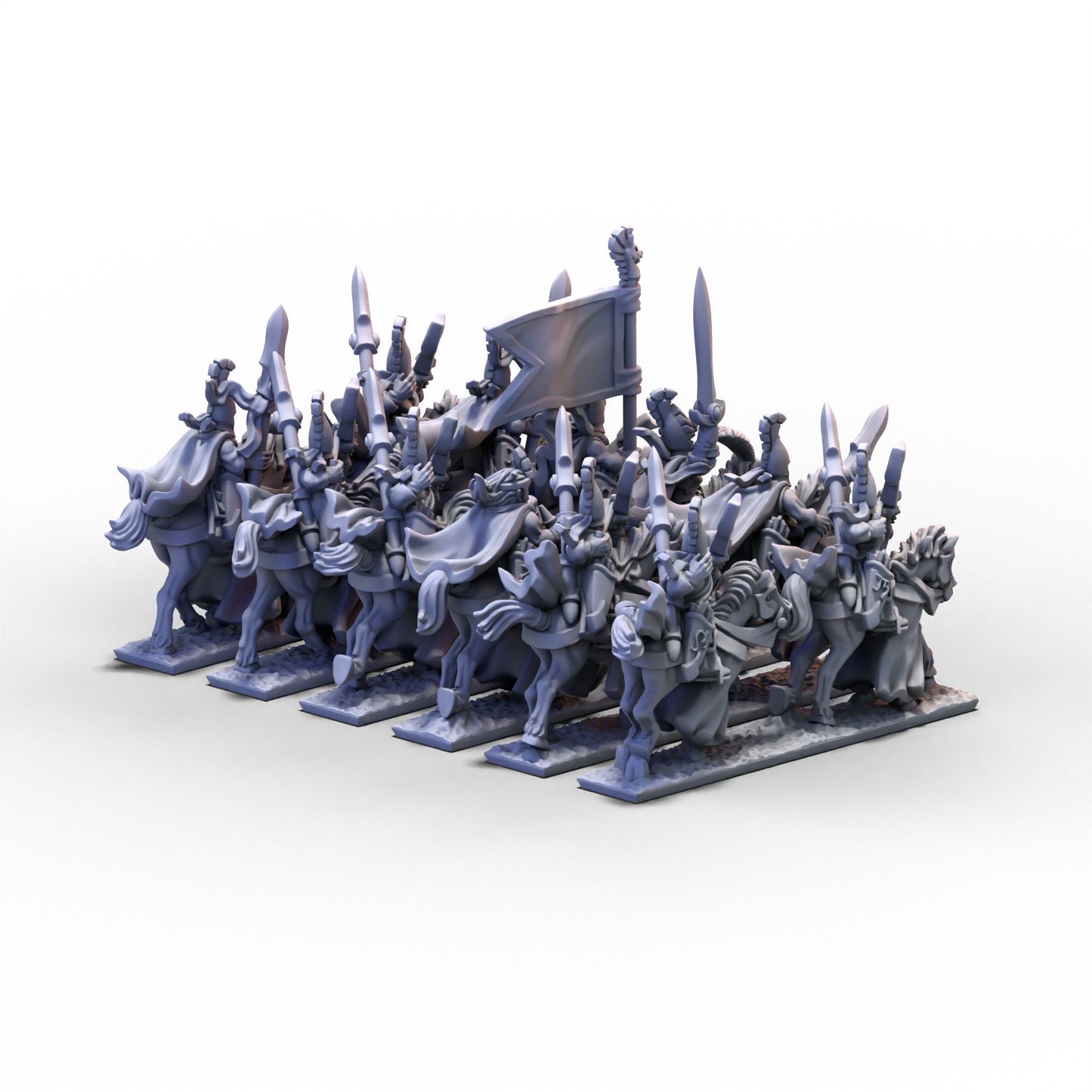 Noble Elves | Light Cavalry Unit 1 | 10mm/15mm