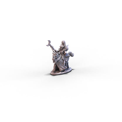 Dire Elves | Sorceress on Horse | 10mm/15mm