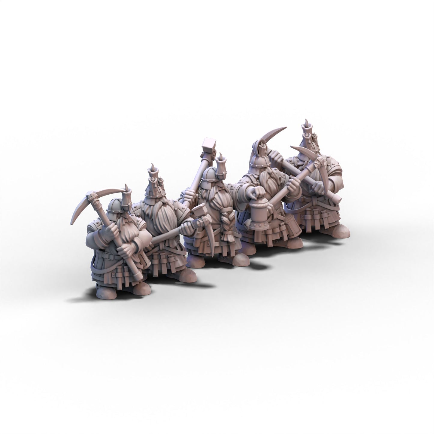 Sons of Ymir | Dwarf Miners | 28mm/32mm