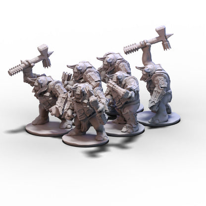 Morghei | Armoured Trolls Unit 2 | 10mm/15mm