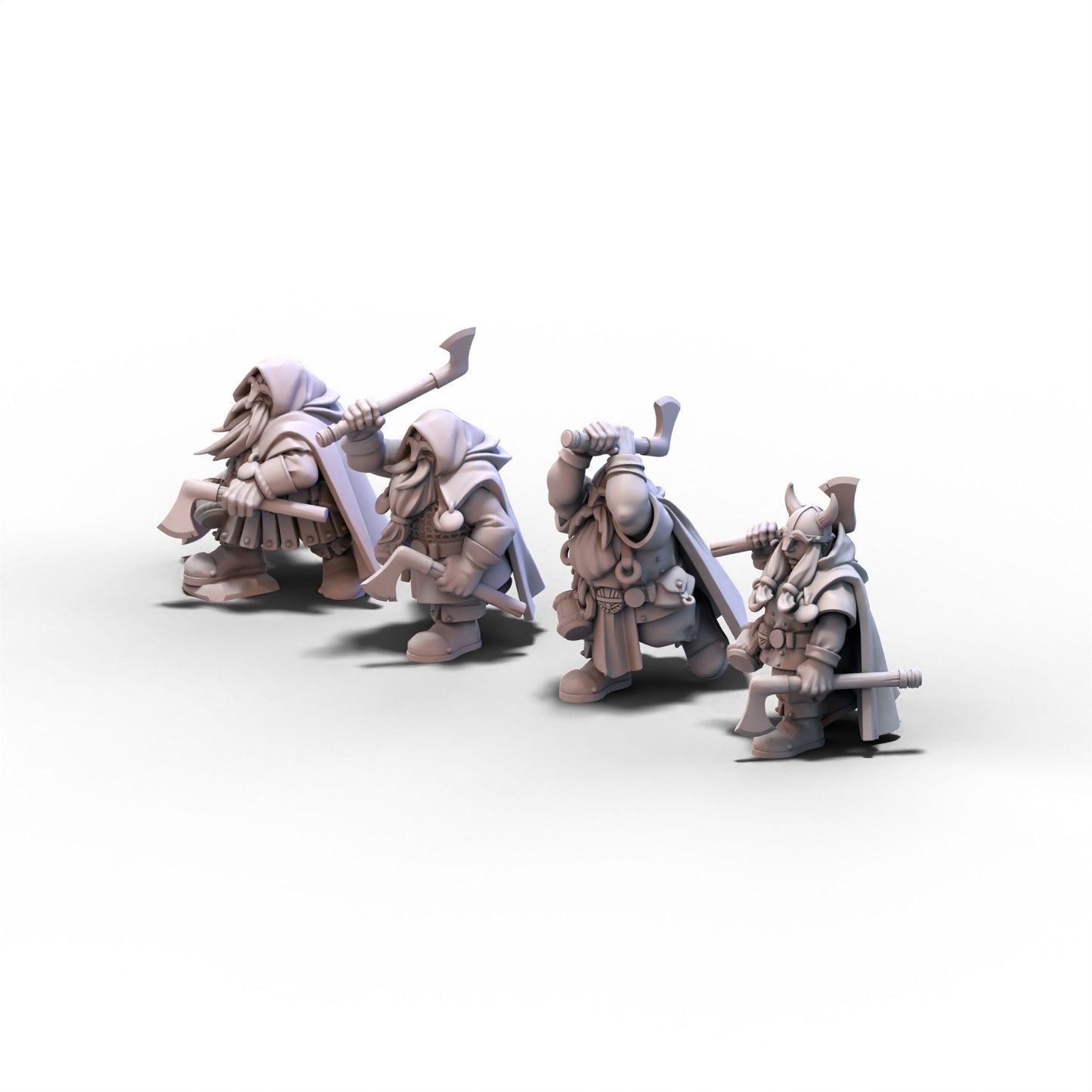 Sons of Ymir | Dwarf Rangers with Throwing Axes | 28mm/32mm