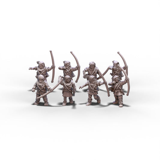 Scotland | Scot Archers with Long Bows | 15mm/28mm miniatures