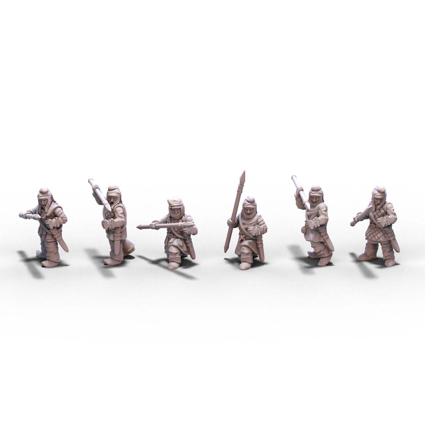 Persia | Persian Sparabara with Spears | 15mm/28mm miniatures