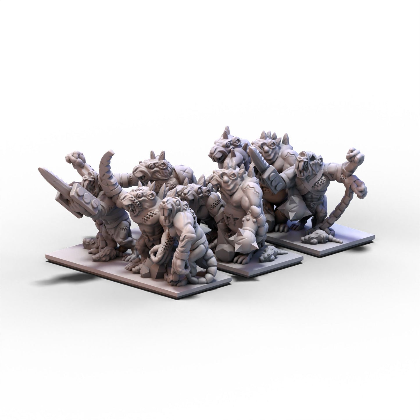 Vermin Clans | Rat Ogres Unit | 10mm/15mm