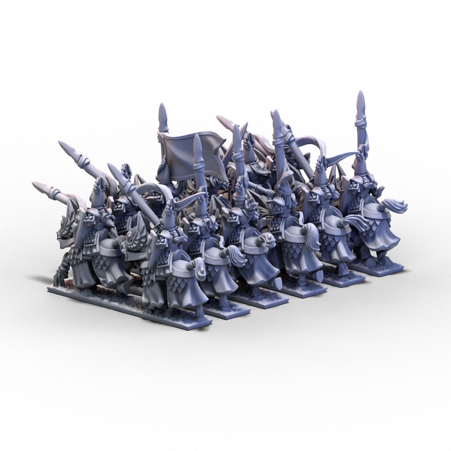 Noble Elves | Heavy Cavalry Unit 2 | 10mm/15mm