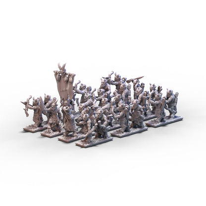 Beastmen | Beast Herd Archers Unit 1 | 10mm/15mm