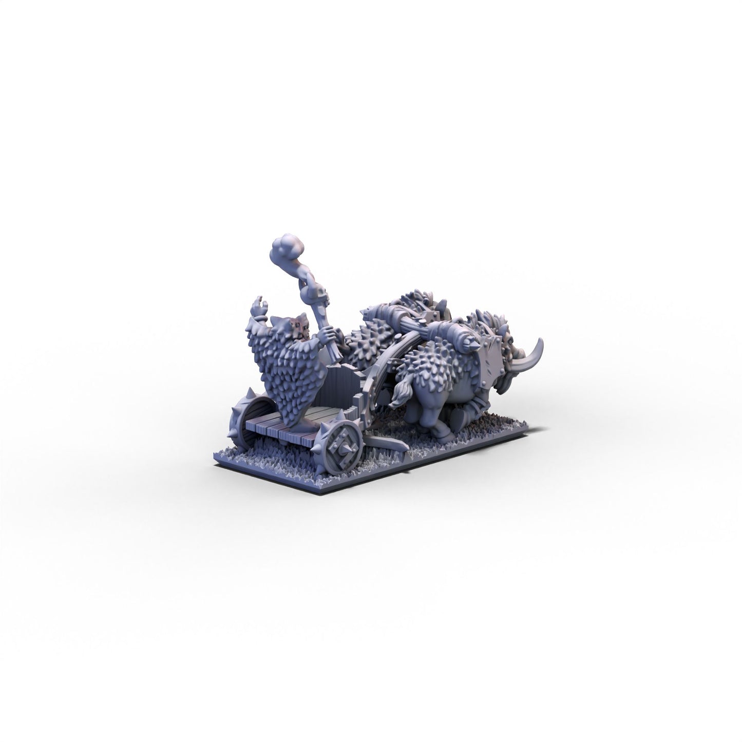 Orcs and Goblins (FD) | Orc Shaman on Chariot | 10mm/15mm