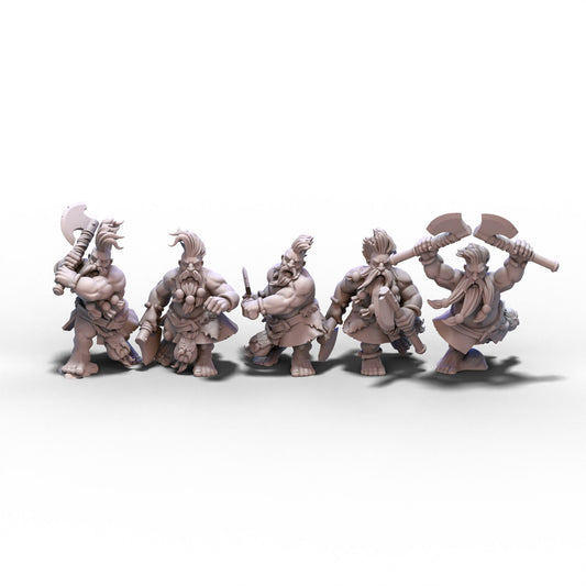 Sons of Ymir | Dwarf Deathseekers | 28mm/32mm