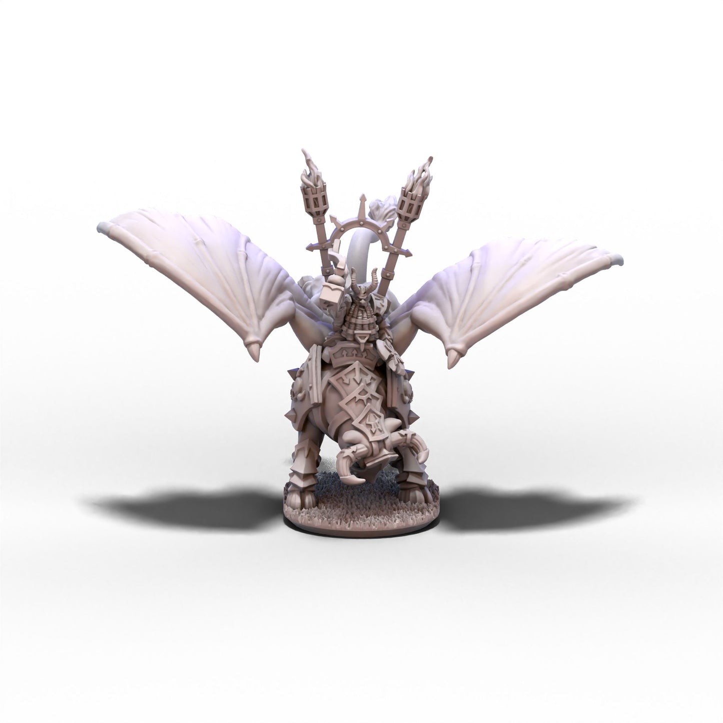 Dwarf Demonsmiths | Demonsmith Hero on Taurus (Helmet) | 10mm/15mm