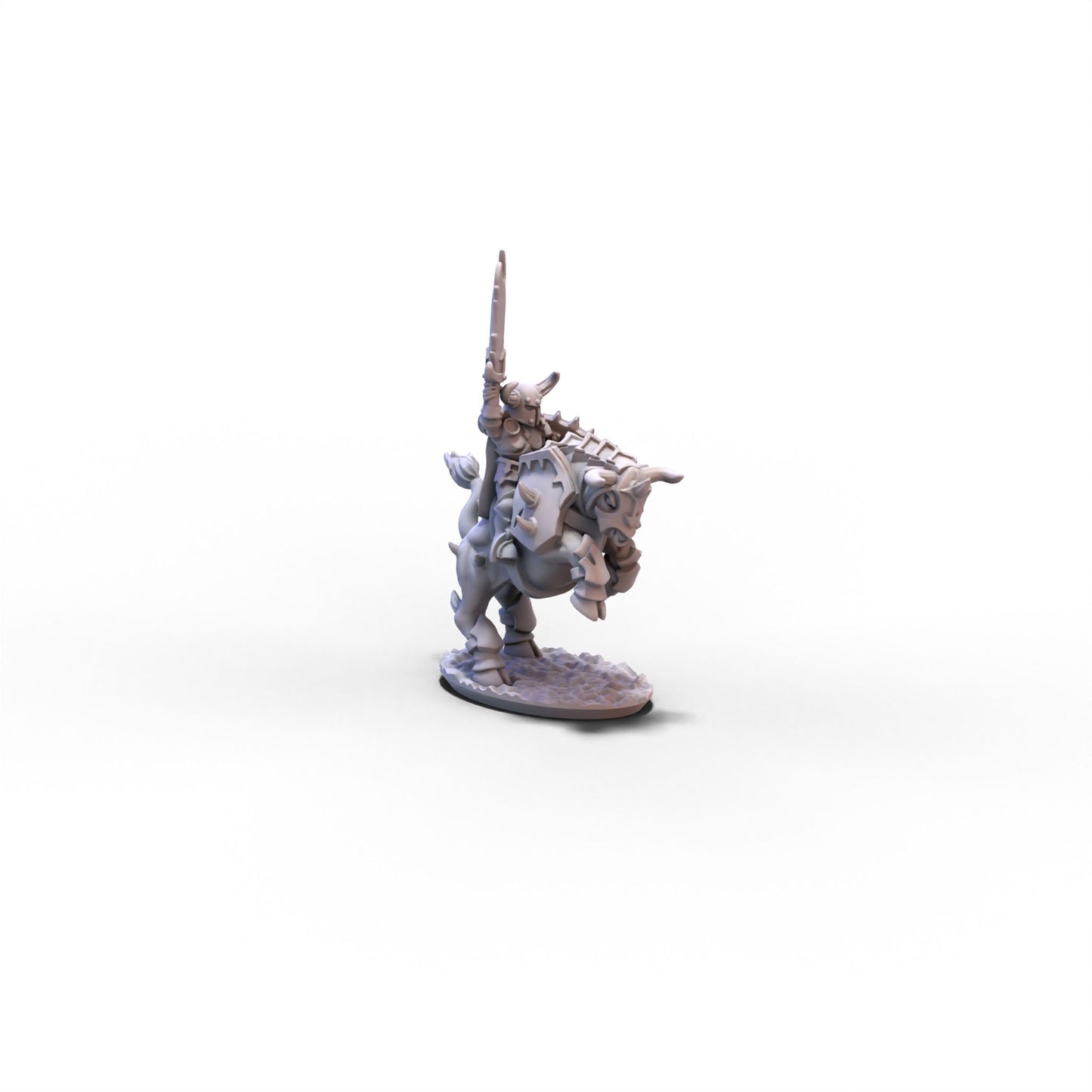 Despoilers | Lord on Bull with Helmet | 10mm/15mm