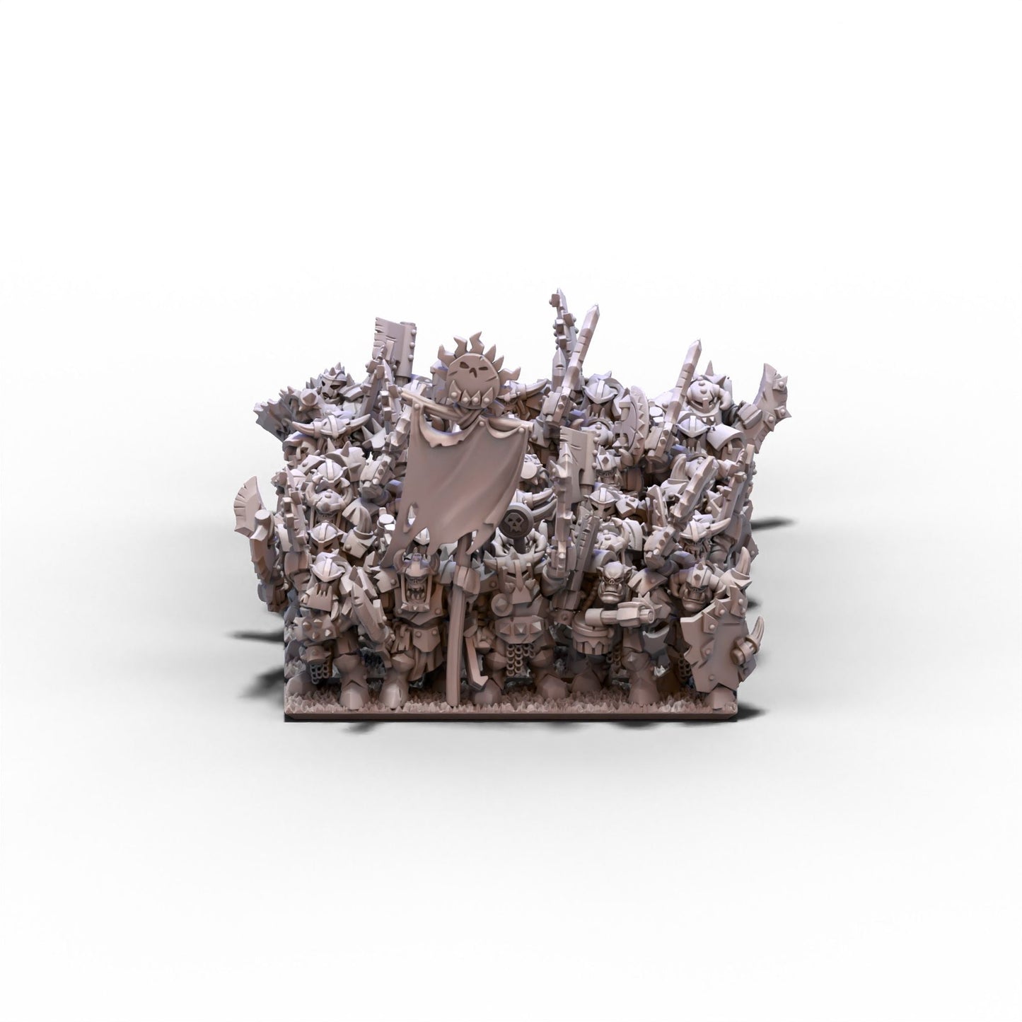 Orcs and Goblins (FD) | Heavy Orcs Unit 2 | 10mm/15mm