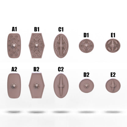 Germanic Tribes | Germanic Shields | 15mm/28mm miniatures