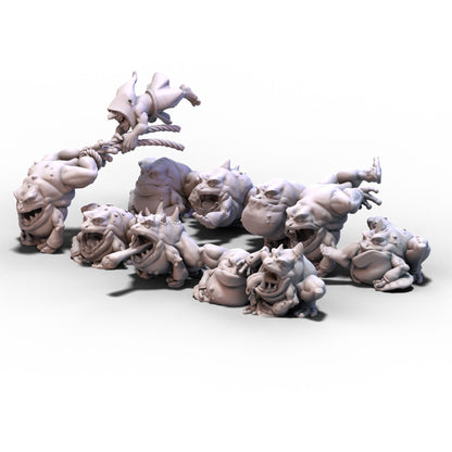 Goblin Tribes | Swamp Frogs | 28mm/32mm