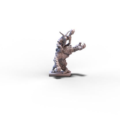 Vermin Clans | Seer on Rat Ogre V2 | 10mm/15mm