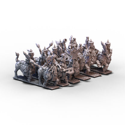 Dwarf Demonsmiths | Centaurs Unit 2 (Big Hats) | 10mm/15mm