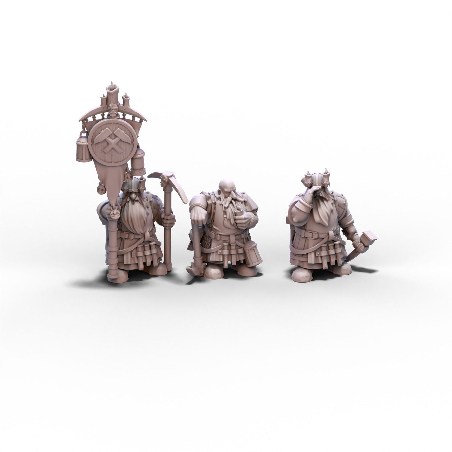 Sons of Ymir | Dwarf Miners | 28mm/32mm