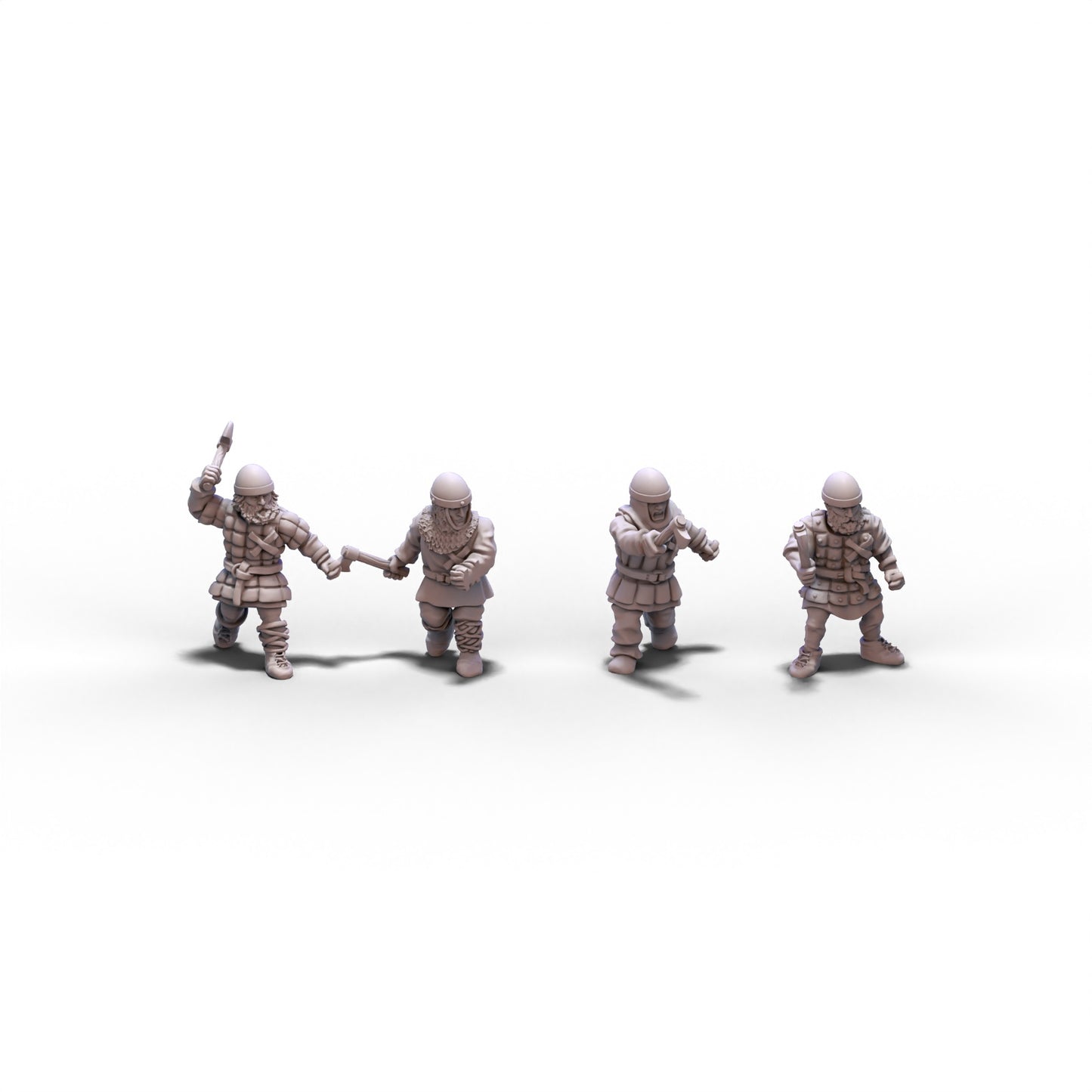 Scotland | Scot Warriors with Axes | 15mm/28mm miniatures