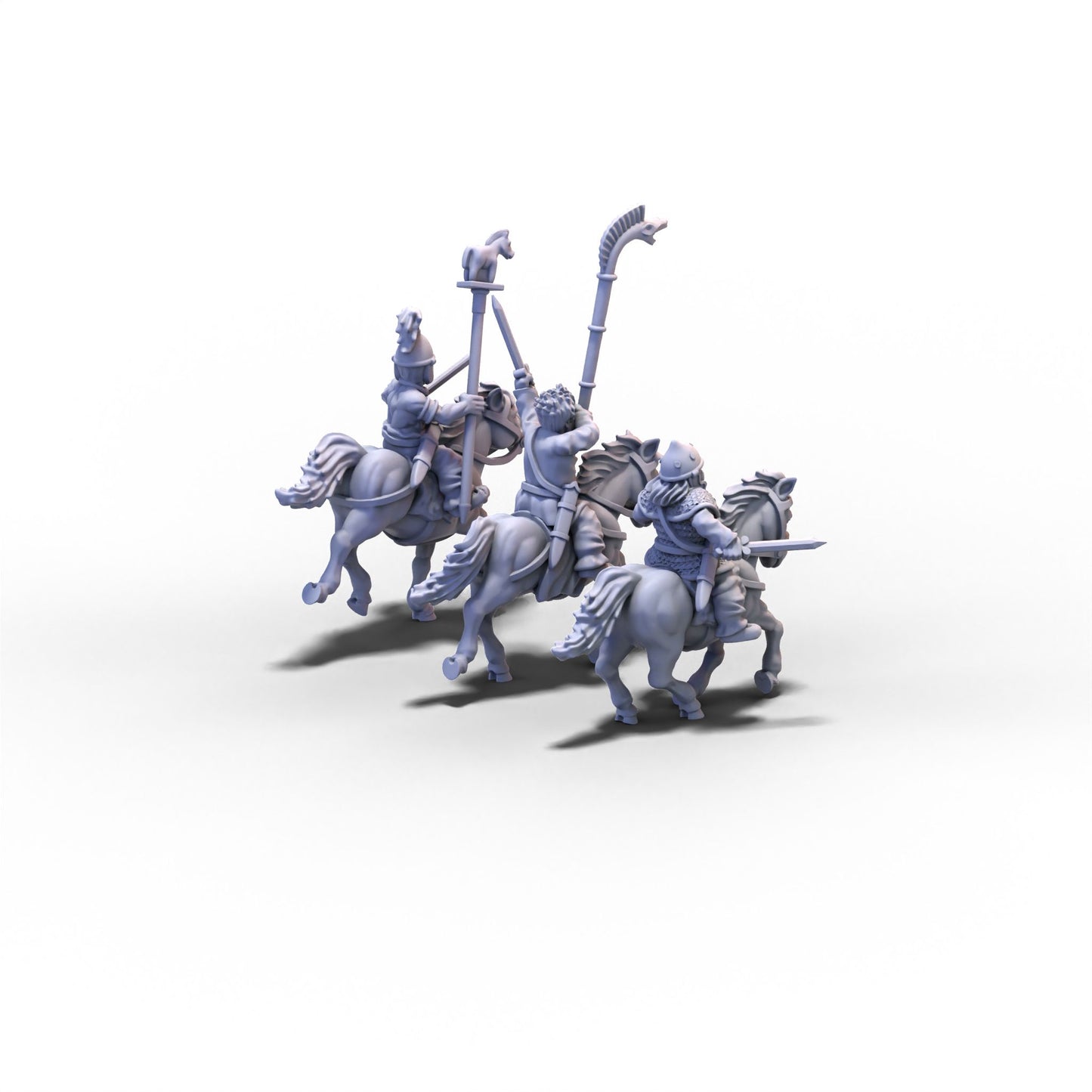 Celts | Celtic Riders Command Group A | 15mm/28mm miniatures