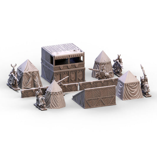 Castle Argent - The Lists / Tiltyard (Jousting set)| 10mm