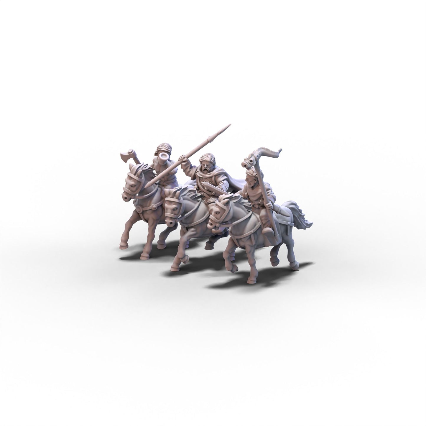 Germanic Tribes | Germanic Riders Command Group | 15mm/28mm miniatures