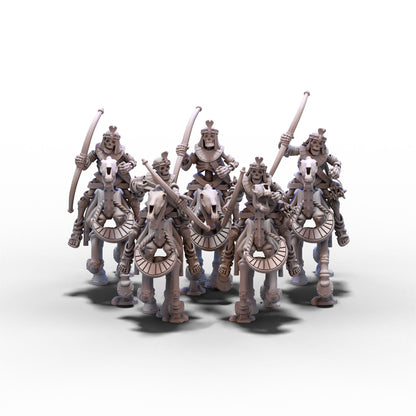 Eternal Dynasties | Ancient Skeletal Cavalry with Bows | 28mm/32mm