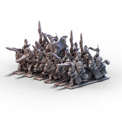 Noble Elves | Heavy Cavalry Unit 1 | 10mm/15mm