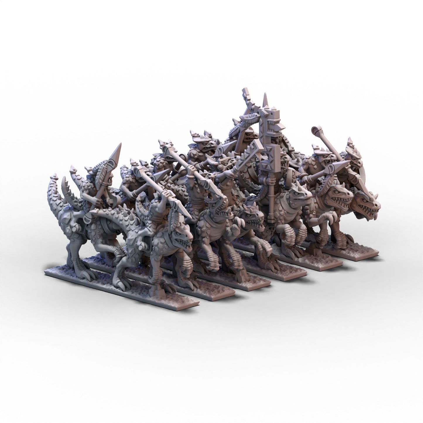 Reptilians | Cavalry Unit 1 | 10mm/15mm