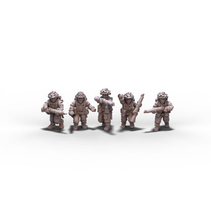 Commonwealth | Riflemen Squad 1 | 15mm/28mm miniatures