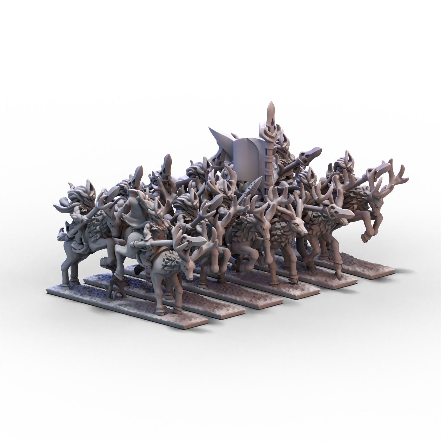 Wood Elves | Stag Riders Unit 1 | 10mm/15mm