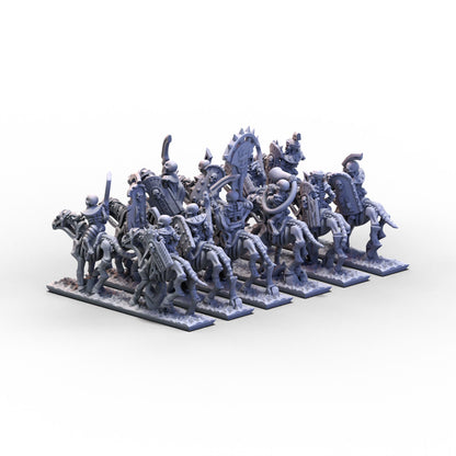 King of Sands | Skeleton Cavalry (Swords) Unit 2 | 10mm/15mm