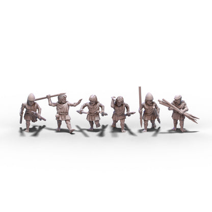 Greece | Greek Psiloi (Spear) | 15mm/28mm miniatures