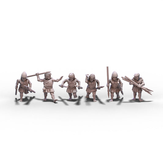 Greece | Greek Psiloi (Spear) | 15mm/28mm miniatures