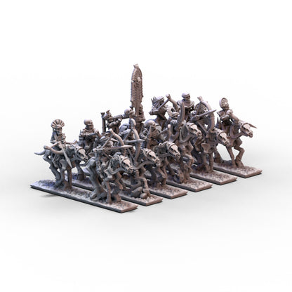 King of Sands | Skeleton Cavalry (Archers) Unit 2 | 10mm/15mm