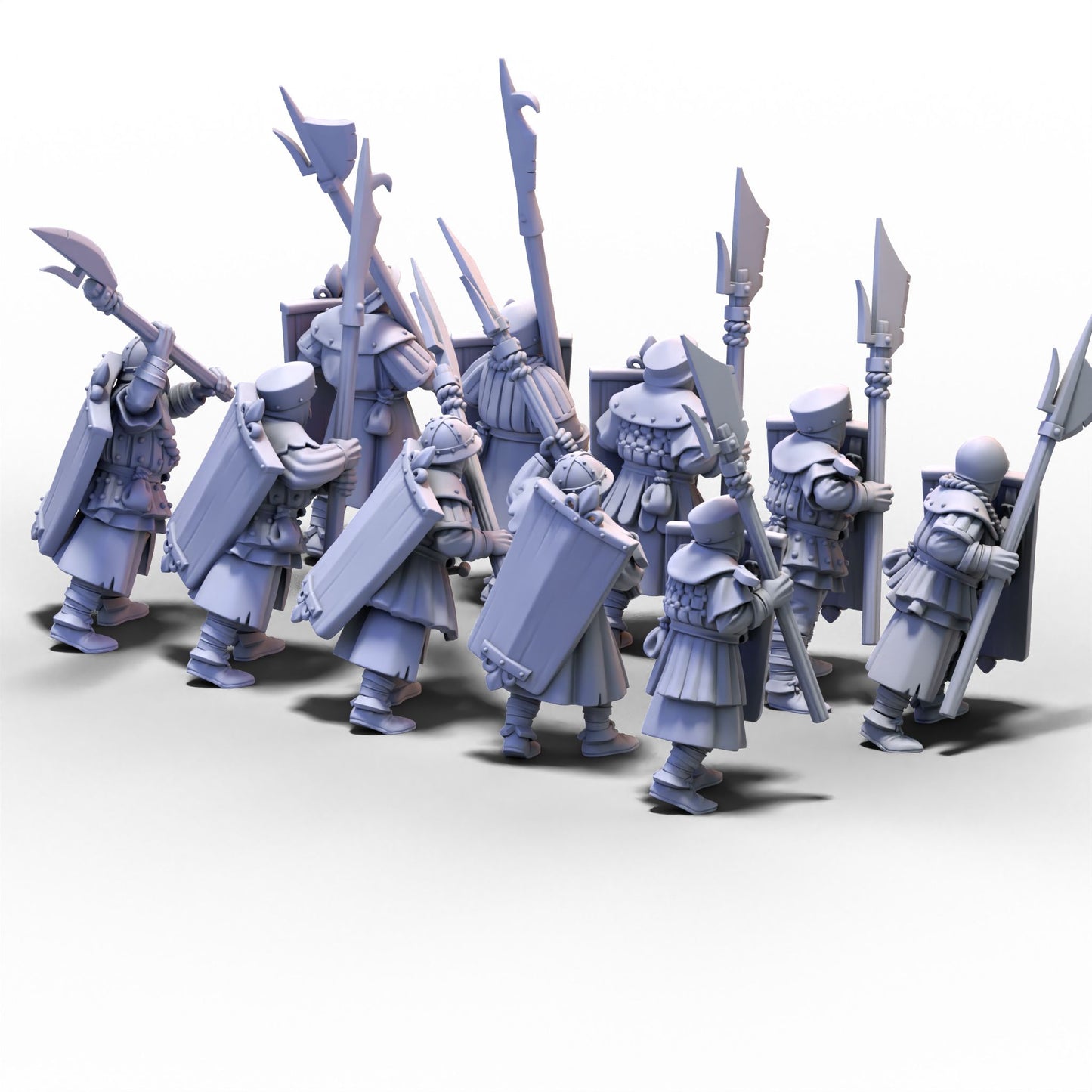 Gallia | Men at Arms with Halberds | 28mm/32mm