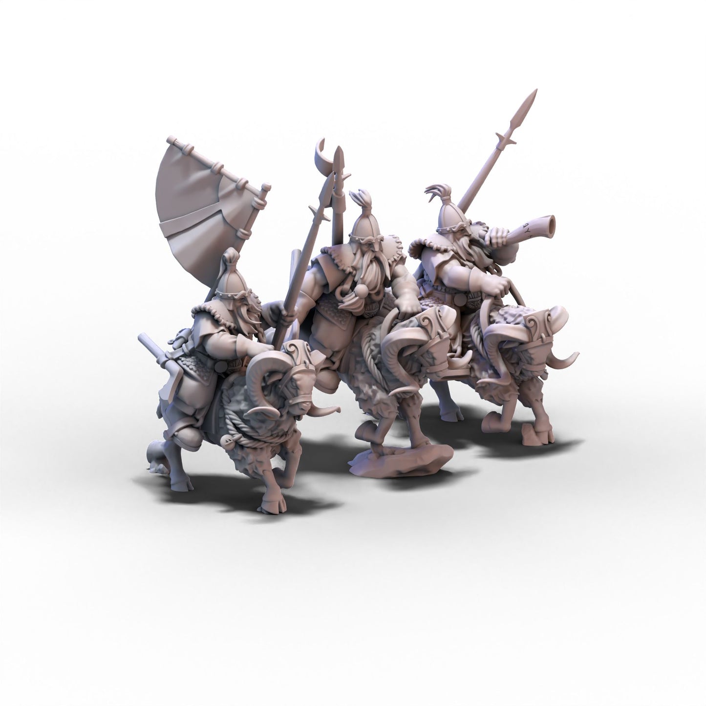 Sons of Ymir | Mounted Dwarf Light Cavalry | 28mm/32mm