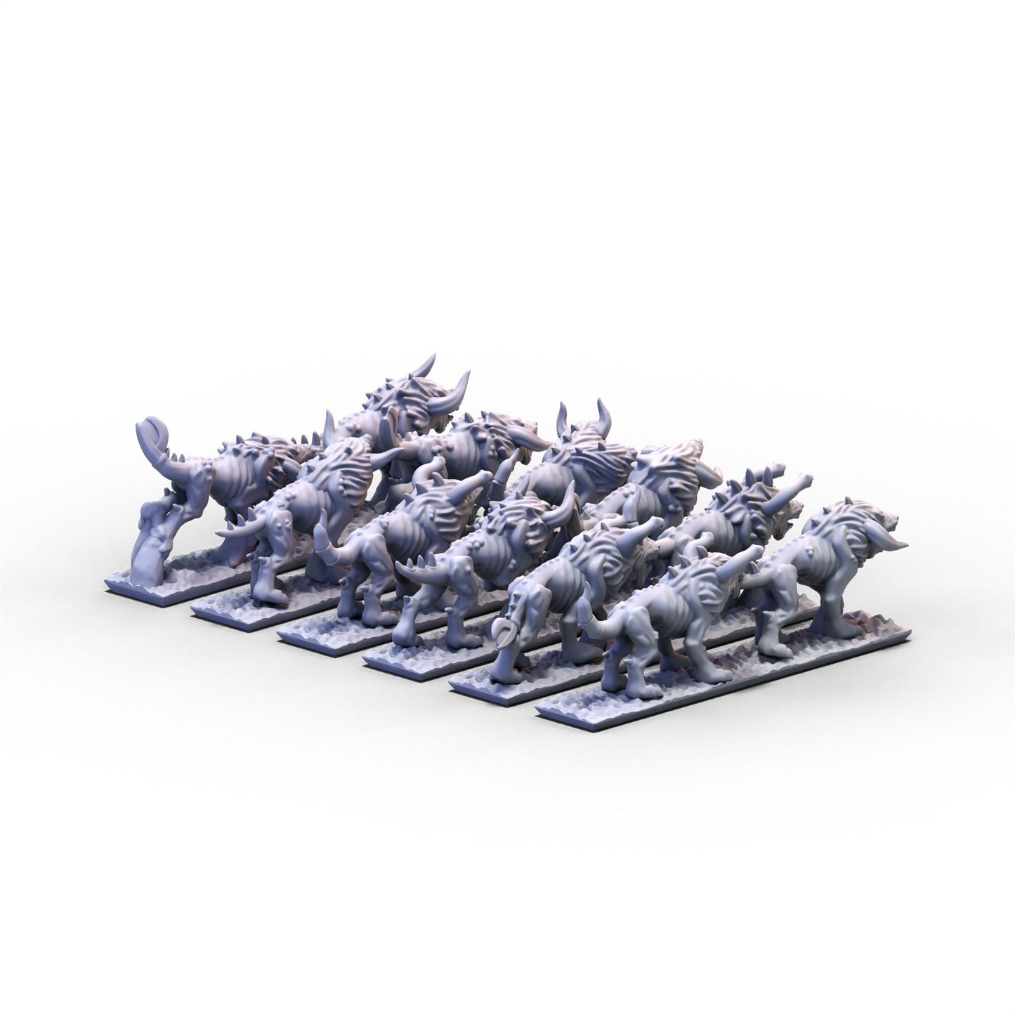 Beastmen | Chaos Hounds Unit 2 | 10mm/15mm