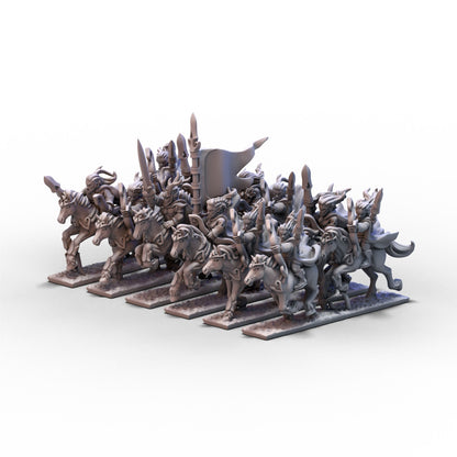 Wood Elves | Light Cavalry Unit 1 | 10mm/15mm