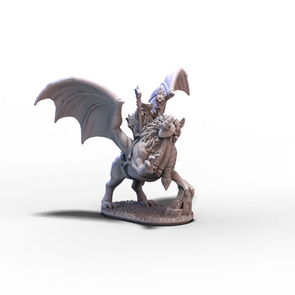 Dwarf Demonsmiths | Sorcerer on Lammasu (Helmet) | 10mm/15mm