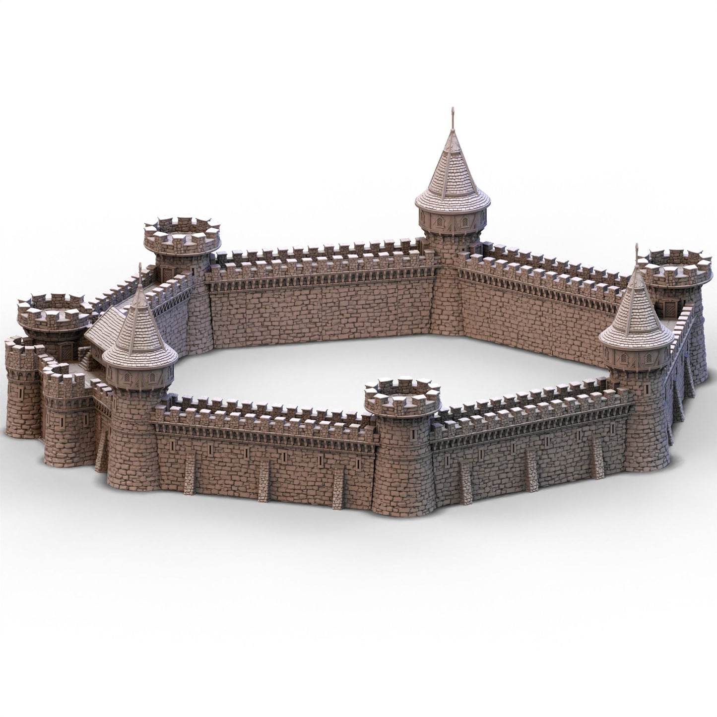 Castle Argent - Walls Set | 10mm