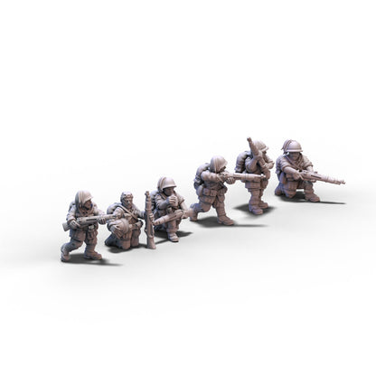 Italy | Riflemen (Alternative Version) | 15mm/28mm miniatures