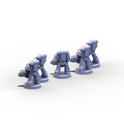 Space Crusaders | Crusaders (Psibolter) Unit | 6mm