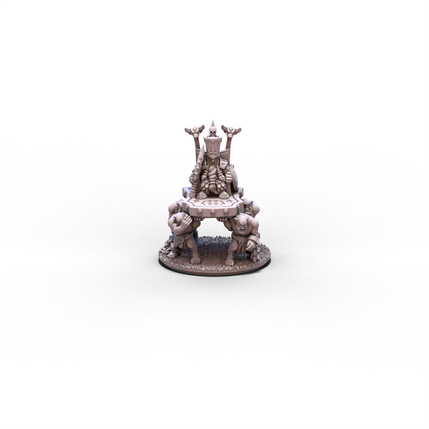 Dwarf Demonsmiths | Lord on Throne (Big Hat) | 10mm/15mm