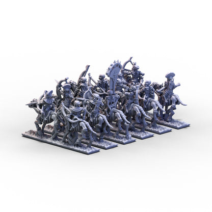 King of Sands | Skeleton Cavalry (Archers) Unit 1 | 10mm/15mm