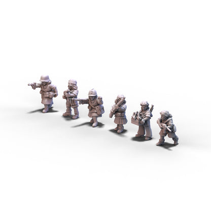 France | Resistance Soldiers (Female) | 15mm/28mm miniatures