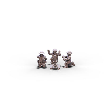 Great Britain | Medium Mortar (Africa) | 15mm/28mm miniatures