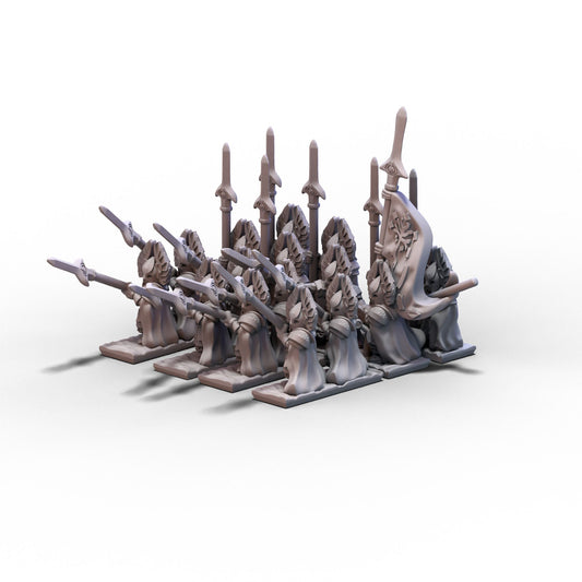 White Tree Kingdom | White Tree Royal Guard Unit (2 Stands) | 10mm/15mm